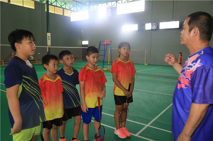 3、羽毛球小選手集結檳榔谷 備戰李寧杯全島羽毛球大賽