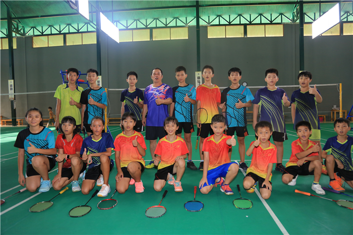 8、羽毛球小選手集結檳榔谷 備戰李寧杯全島羽毛球大賽